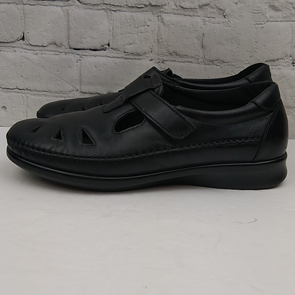 SAS Womens 9.5 W Roamer Tripad Black Mary Jane
